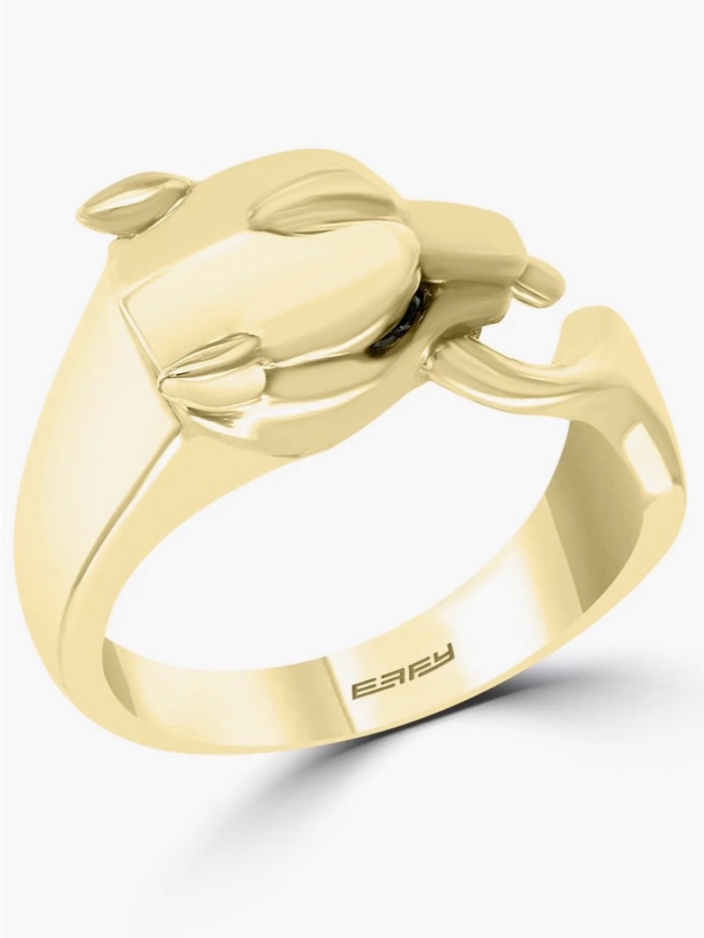 Effy Yellow Gold Scarab Signet Ring for Men